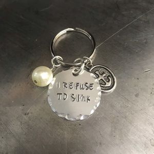 I refuse to sink keychain